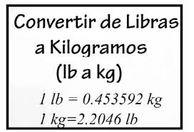 Convertidor Libras A Kilos Conversor de libras a kilogramos, lb a kg conversion, 1 libra = 0.45359237 kilogramos, calculo la libra (abreviatura: po sic in amien to web