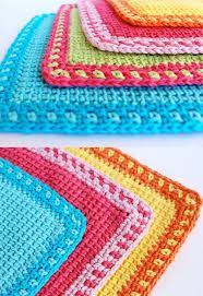 Tunisian Crochet Washcloths My Poppet Makes Crochet Washcloth Pattern Tunisian Crochet Patterns Tunisian Crochet