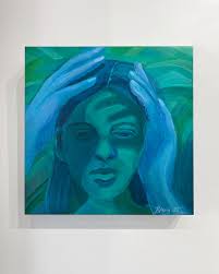 Simon Kerr stopped in with his latest works Out Law Love and the very cool  Self Poortrait. #simonkerrartist #outlawlove #nzartist #artcollector