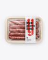 Plastic Tray With Sausages Mockup In Tray Platter Mockups On Yellow Images Object Mockups