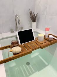 Bathtub caddies store you shampoo, sponge or books as you relax in your clawfoot tub. The Best Thing I Have Ever Added To My Bathroom Interior Designers Editors Makeup Artists And More Share Allure