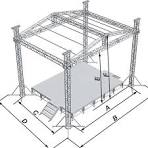 Aluminum Curved Triangle Roof Stage Truss System 6x5x6m from ...