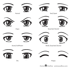 Today i will show you how to draw a realistic eye using pencil, charcoal, or even digital pen. How To Draw Anime Eyes And Eye Expressions Tutorial Animeoutline