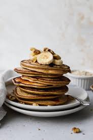 Whisk together with a hand whisk until all ingredients are combined. Healthy 4 Ingredient Banana Oat Pancakes Gluten Free Walder Wellness