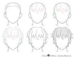 Concur that a lady who realizes how to. How To Draw Anime Male Hair Step By Step Animeoutline