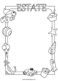 Copertina Estate Da Colorare Tuttodisegni Com Copertina Disegni Da Colorare Estate Le Idee Della Scuola