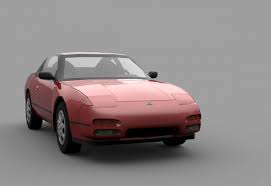 Nissan 240sx S13 3d Model Sport Cars Max C4d Obj 3ds Fbx Lwo Stl Nissan 240sx Nissan Sport Cars