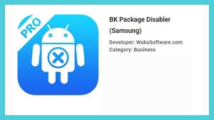 We have another free version of bk disabler, which can only work on root mode or device owner mode (no root), you can try it! Bk Package Disabler Samsung Download No Root V2 4 6