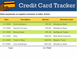 Maybe you would like to learn more about one of these? Credit Card Tracker Excel