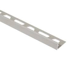 Schluter Jolly Edge Trim 3 8in Aluminum Greige Flooring Decor Greige