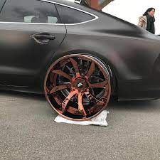 Audi A7 Gets New Rose Gold Forgiato S Will They Fit Or Not A7 Super Cars Super Luxury Cars Car Wheels