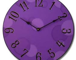 #5a2555 | #5d2a7b | #7948a2 | #a063c8 | #be8ce5. Purple Wall Clock Etsy