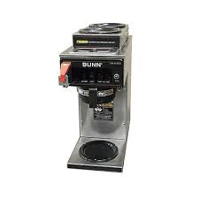 When not brewing coffee for a couple of days, it's advisable to turn off the vacation. Bunn Cwtf15 3t Automatic Coffee Brewer With 1 Lower And 2 Upper Warmers Vortex Restaurant Equipment