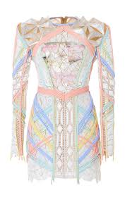 Crystal Embroidered Crepe Dress By Balmain Ss19 Moda Operandi Kpop Fashion Outfits Fashion Stage Outfits