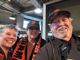 Visiting ballpark with family