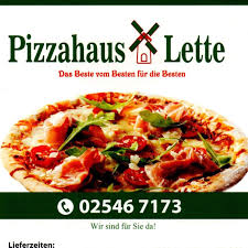 Beste pizza restaurants in osnabrück, niedersachsen: Pizza Haus Lette Coesfeld Speisekarte