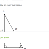 When dealing with right triangles (triangles that have one 90 degree angle) in trigonometry, the biggest things to realize is that no matter what size the triangle is, the ratios of the lengths of the sides stay the same. 1