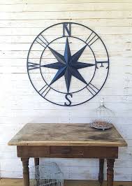 Which is the best outdoor compass wall decor? Nautical Wall Art Metal Wall Compass Metal Wall Art Nautical Metal Wall Art Navy Blue Metal Wall Co Red Home Decor Exterior Wall Art Outdoor Metal Wall Art