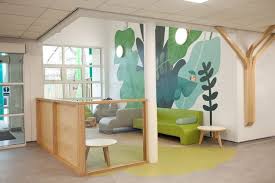 Stunning Tranquil Play Area With Comfy Sofas Hospital Interior Design Healthcare Interior Design Kids Interior Design