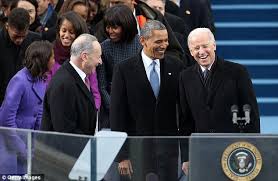 Similar to the cheney selection, obama's choice of joe biden added a seasoned washington veteran to the biden, if elected, will be 77 on inauguration day. Joe Biden S Latest Gaffe At Inauguration Ball 2013 I M Proud To Be President Daily Mail Online