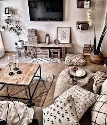 Choose a plush, classic sofa for your cottage living room. 8 Cozy And Rustic Living Room Ideas For Spring Daily Dream Decor Apartment Living Room Design Living Room Decor Modern Rustic Living Room
