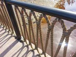 (60 x $4.00 = $240.00 plus net cost of $200.00) same net with rope in each end costs $230.00. Rope Dock Railing Veranda Perila Dekor Plyazhnogo Doma Domik Na Dereve