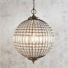 Crystal Sphere Pendant Crystal Pendant Lighting Sphere Light Fixture Crystal Sphere