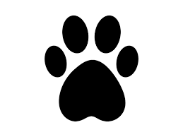Animal Or Pet Clipart Large Black White Basic Dog Or Puppy Etsy Puppy Paw Prints Dog Paw Print Craft Paw Print Art