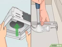 Place the new bathroom fan light in the same position as the older unit. How To Replace A Bathroom Fan With Pictures Wikihow