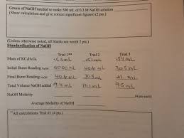 1) a flame with a veryhigh temperature thatis produced by theburning of a mixtureof. Solved Grams Of Naoh Needed To Make 500 Ml Of 0 3 M Naoh Chegg Com