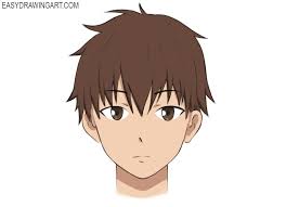 How to draw an anime(manga) face 3/4 view. How To Draw An Anime Face Easy Drawing Art