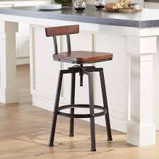 and bronze adjustable swivel barstool
