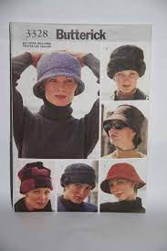 Butterick Sewing Pattern 3328 Six Misses Hats Sizes S M L New Uncut Hat Patterns To Sew Butterick Sewing Pattern Hat Pattern