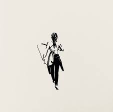 Surf Surfer Surfgirl Bw Illustration Drawing By Minsous Surfhair Surf Drawing Surf Art Surf Tattoo