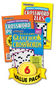 Shipped to you directly from north america's puzzle leader. Crossword Puzzles Galore Value Pack 6 Penny Dell Puzzles