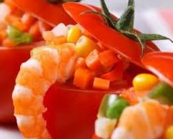Recette De Tomates Farcies Light Crevettes Et Crudites Cote Buffet Froid Recette Recette Tomates Farcies Recette A Base De Tomates Recette Tomate
