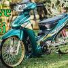 Wave 125 s merah hitam. 1