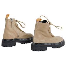 Proenza Schouler Suede Lug Sole Combat Boots By Emily Oberg Basic Space Own The Future