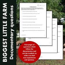 Biggest Little Farm Hulu Amazon Documentary Questions And Answers Editable In 2020 Biology Lesson Plans This Or That Questions Biology Worksheet
