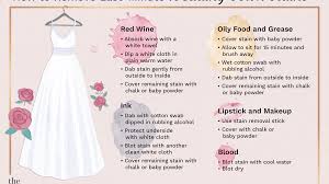 Add a couple of tablespoons of a mild laundry detergent made specifically for delicates. How To Remove Last Minute Wedding Gown Stains