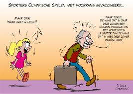 Het duits olympisch comité (dosb) wil dat de olympische spelen met een jaar worden uitgesteld. Sporters Olympische Spelen Met Voorrang Gevaccineerd Loko Cartoons