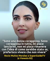 Rocío Muñoz Morales è una donna forte, brava Rocio #rociomunozmorales  #Venezia82 #fblifestyle @fanpiùattivi