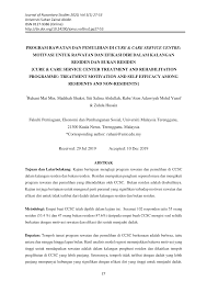 Check spelling or type a new query. Pdf Program Rawatan Dan Pemulihan Di Cure Care Service Centre Motivasi Untuk Rawatan Dan Efikasi Diri Dalam Kalangan Residen Dan Bukan Residen