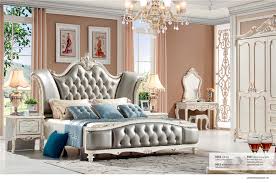 Ivory bedroom suite bed (78' x 72') rs. Modern Luxury Royal French Style King Size Cream White Leather Bed Bedroom Furniture Beds Bedroom Furniture Bedroom Furniturestyle Bedroom Furniture Aliexpress