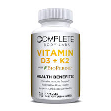 If you are deficient in vitamin d, supplementing your diet with vitamin d3 should help to increase your energy over time. Buy Vitamin D3 K2 Health Supplement Online Complete Body Labs