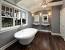 Benjamin Moore Amherst Gray Kitchen Cabinets