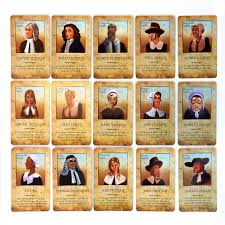 With art by billy george. Salem 1692 Board Game Facade Games