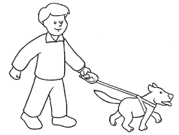 Creiamo le bozze del disegno di un cavallo e le una mostra, almeno per ora: Passeggiata Con Il Cane Coach Perros