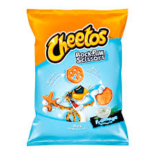 Fritos creator charles elmer doolin invented cheetos in 1948. Frito Lay Cheetos Rock Paw Scissors Cheese 85g Eu American Fizz