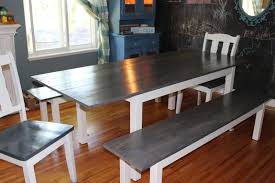 my ikea hack or how i turned my ikea table into a diy farmhouse table diy grey table home kitchen co kitchen table makeover ikea dining table ikea table